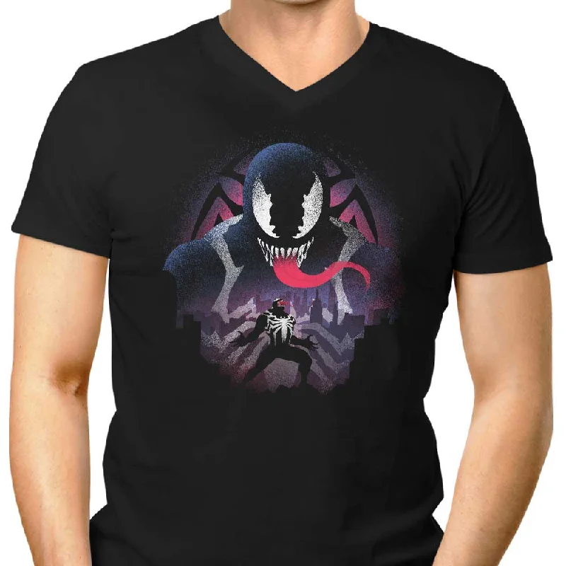 Black Symbiote - Men's V-Neck