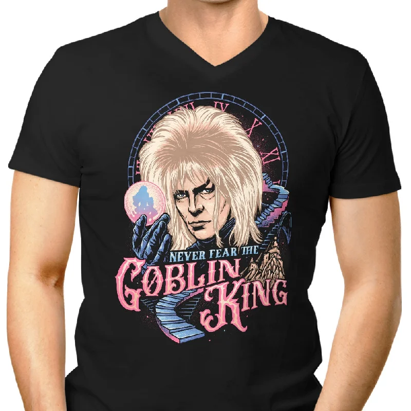 Never Fear the Goblin King - Men's V-Neck