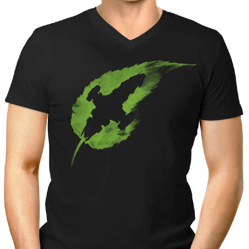 Leaf on the Wind - Men's V-Neck