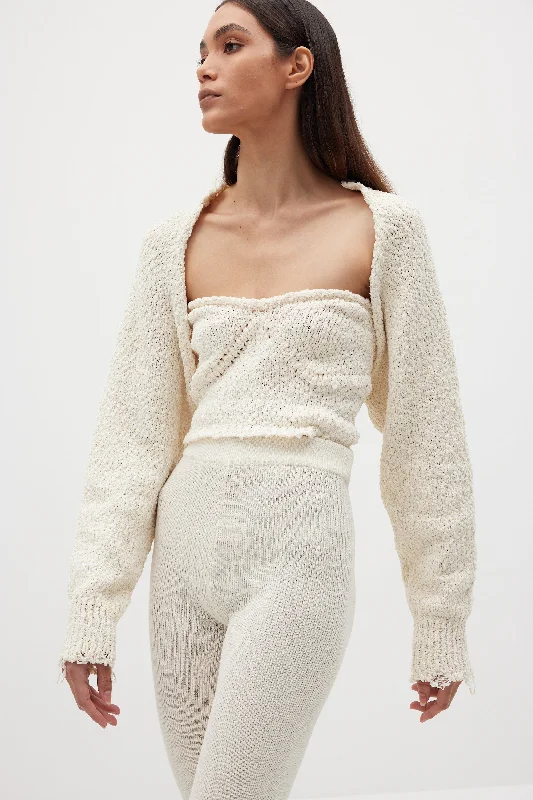 Boucle Sweater Sleeve, Sugar Cookie